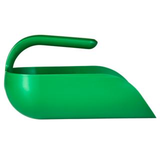 Scafa cu Baza Rotunjita 2 Litri, Material Plastic Verde, L 27 cm