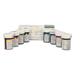 Set 8 Coloranti Alimentari Gel Wilton, 8 buc x 28 g