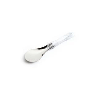 Spatula Inox Inghetata L 25 cm, Maner Silicon Transparent