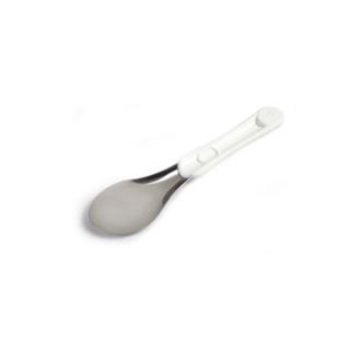 Spatula Inox Inghetata L 30 cm, Maner Silicon Alb