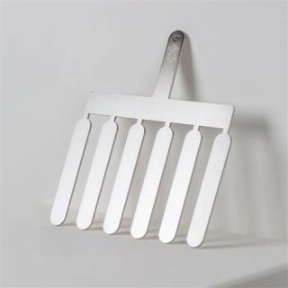 Spatule Inox Decor Ciocolata - Ecler model, 12x2.5 cm, 6 tije
