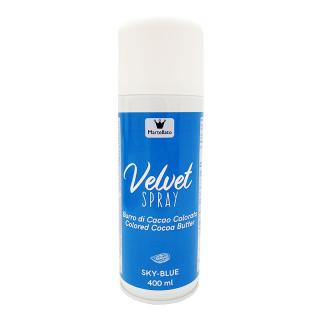 SPRAY VELVET - Colorant Alimentar Albastru fara E171, 400 ml - Azo Free