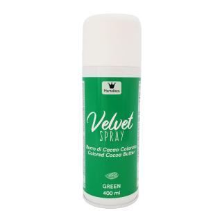 SPRAY VELVET - Colorant Alimentar Verde Mar fara E171, 400 ml