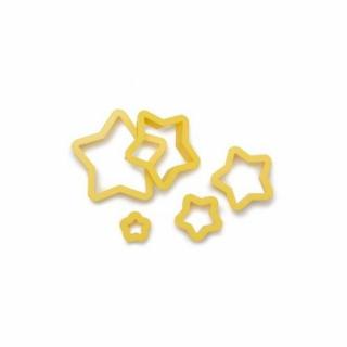 Stea - Decupatoare Plastic O 2 - 10 x H 2.2 cm, Set 5 Buc