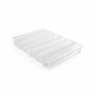 Suport 24 Produse Sandwich Bastonase, 36 x 23.5 x H 4.8 cm, Plastic Transparent