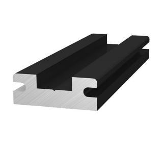 K2 System INSERTION RAIL RAIL CONNECTOR BLACK ANODIZED