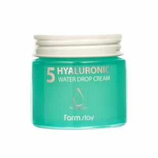 Crema-balsam pentru fata super hidratanta Farmstay Hyaluronic 5 Water Drop Cream 80ml