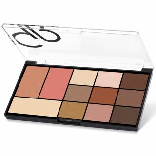 Paleta pentru fata si ochi Golden Rose City Style 01 Warm Nude