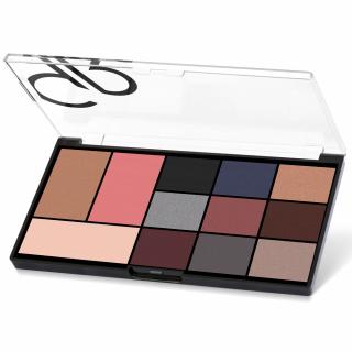 Paleta pentru fata si ochi Golden Rose City Style 02 Smokey