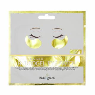 Plasturi anticearcan de ochi cu ser antirid si luminozitate Beauugreen Collagen  Gold Eye Patch 2bc 4gr