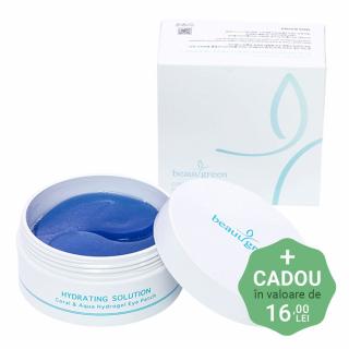 Plasturi anticearcan de ochi cu ser antirid super hidratant Beauugreen Coral  Aqua Eye Patch 60bc 90g