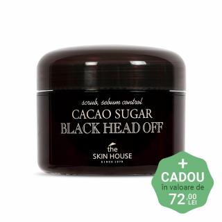 Scrub exfoliant pentru fata The Skin House Cacao Sugar Black Head Off 50ml