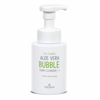 Spuma pentru curatare fata hidratanta calmanta The Skin House Aloe Vera Bubble Foam 300ml