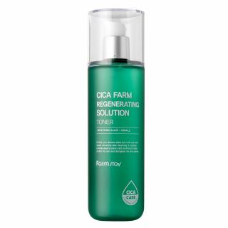 Toner pentru fata hidratant calmant cu efect antirid Farmstay Cica Farm Regenerating Solution 200ml