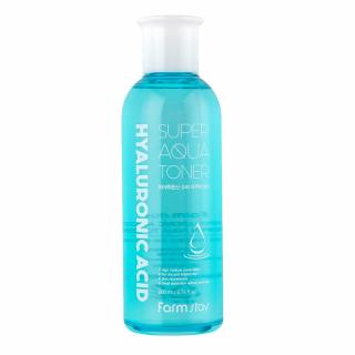 Toner pentru fata super hidratant Farmstay Hyaluronic Acid Super Aqua 200ml