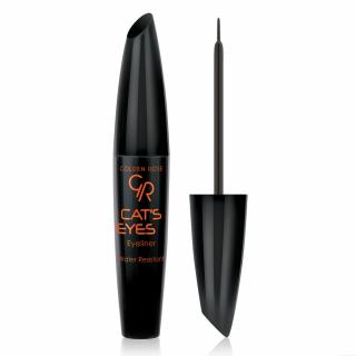 Tus de pleoape Golden Rose Cat s Eyes Liner Negru Mat