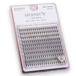 Gene False Smocuri SPLENDOR Exquisite Intense, Big Pack, Matase, Curbura C, MIX 200 buc