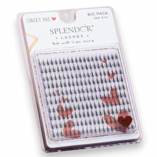 Gene False Smocuri SPLENDOR Sweet Like, Big Pack, Matase, Curbura C, MIX 200 buc