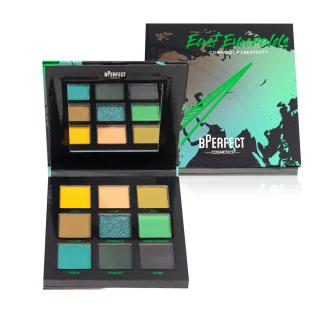 Paleta de farduri BPerfect Compass of Creativity - East Emeralds - BPerfect