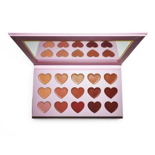 Paleta de rujuri P.LOUISE Smitten Lipstick Palette, 15 Nuante