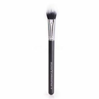Pensula Profesionala SPLENDOR S38 Plata, Pentru Texturi Cremoase, Fond de Ten, Primer, duo fiber (par sintetic si natural)