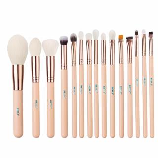 Set 15 Pensule Make Up Beili Pink, Rose Gold