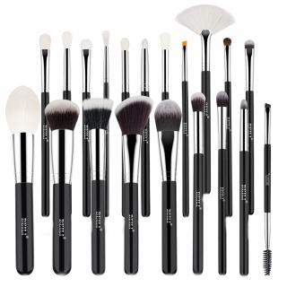 Set 20 pensule make-up Beili Black, negru