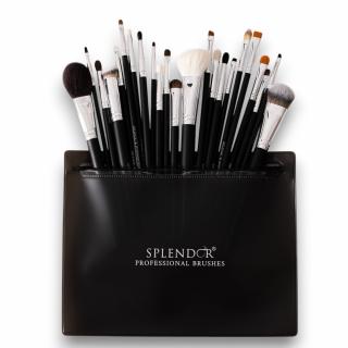 Set 23 Pensule Profesionale SPLENDOR PRO - Par Sintetic, Capra, Ponei + Borseta