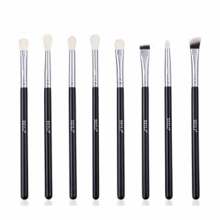 Set 8 Pensule Make-up BEILI, Negru - Par natural