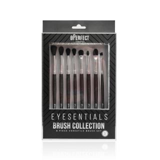 Set 8 Pensule Pentru Ochi BPerfect Cosmetics, Eyesentials Brush Collection