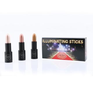 Set de Batoane Iluminatoare RCMA Makeup Illuminating Sticks, 3x4.5gr