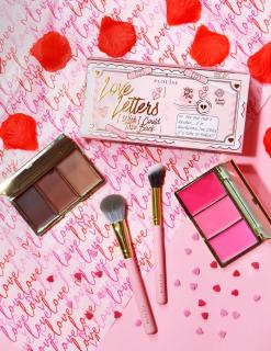 Set Palete Blush, Bronzer si 2 Pensule Machiaj P.LOUISE Love Letters