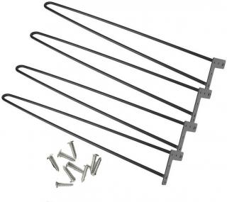 Set 4 picioare metalice Hairpin, inaltime 71 cm, Masa dining, Birou, Masa toaleta