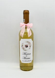 Sticla vin personalizata - Vin alb Clasic 750ml