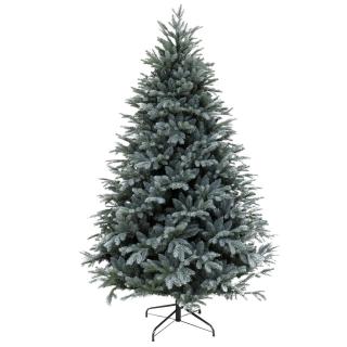 Brad artificial cu aspect inghetat Frosted Mulberry, PE, 183 cm