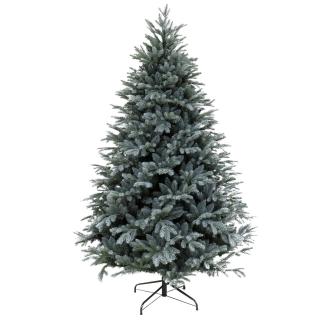 Brad artificial cu aspect inghetat Frosted Mulberry, PE, 228 cm - RESIGILAT