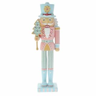 Decoratiune Craciun Spargatorul de nuci Candy, 12x9x36 cm, rasina, multicolor
