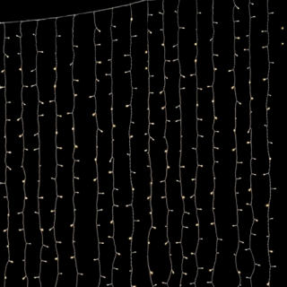 Instalatie luminoasa de Craciun tip perdea 440 leduri, exterior interior, 20 metri
