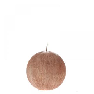 Lumanare decorativa tip sfera, 10 cm, bej