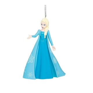 Ornament brad Elsa 3D, Frozen, 11 cm, albastru