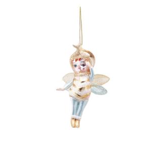 Ornament brad Insecta cu aripi, 11 cm, multicolor