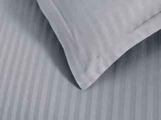 Fata de perna 70x70cm,damasc satinat,100% bumbac,gri-H015