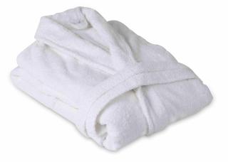 Halat de baie alb hotel Somnart unisex 100% bumbac, 500gsm, marimea XL
