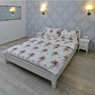 Lenjerie pentru 2 persoane Somnart Ultrasleep, bumbac 100%, model flori