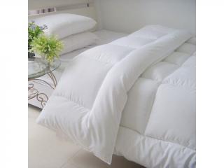 Pilota matlasata ranforce -100% bumbac de iarna 200x220cm,alba-PLT28