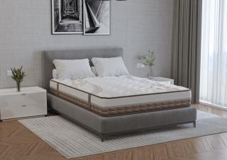 Saltea cu arcuri Caramel Dream Pocket Multilayer, 140x200, inaltime 20 cm, fermitate medie