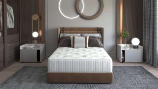 Saltea cu memorie Somnart Memory Ultimate 160x200, inaltime 24 cm, husa cu Aloe Vera, cu manere, fermitate mare