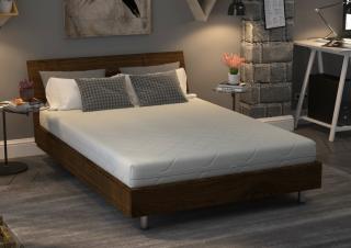 Saltea cu spuma poliuretanica Somnart Optimax Ortopedic 140x190, inaltime 18 cm, ortopedica, husa detasabila si lavabila, rulata, fermitate medie