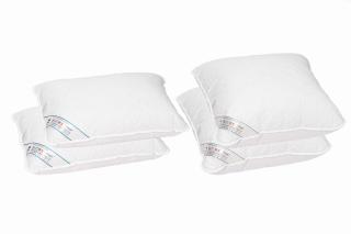 Set 2 perne 50x70 cm si 2 perne 70x70 cm HypoallergenicMed Somnart, microfibra matlasata