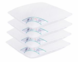 Set 4 perne matlasate microfibra HypoallergenicMed Somnart, lavabile la 95   C, 70 X 70